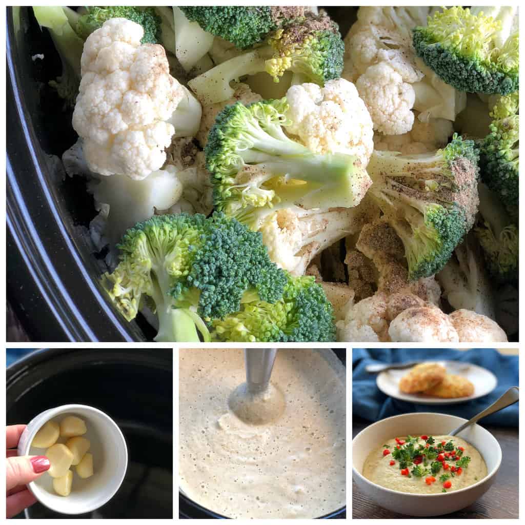 How to make cauliflower and brocolli soup
