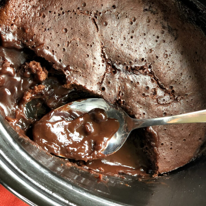 Slow Cooker Chocolate Self-Saucing Pudding
