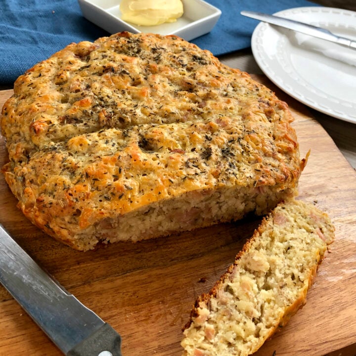 Slow Cooker Cheesy Savoury Loaf
