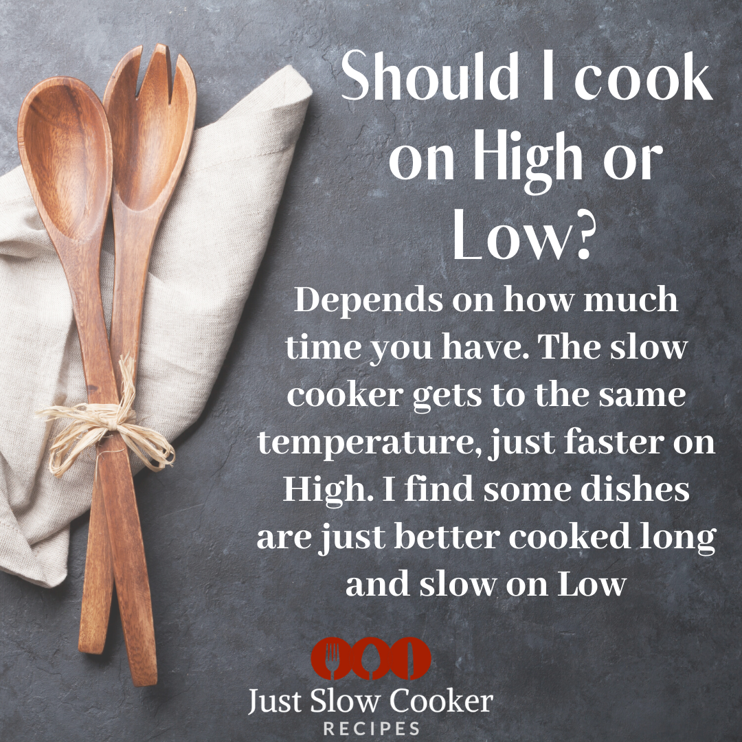 Should I cook on High or Low in my Slow Cooker?