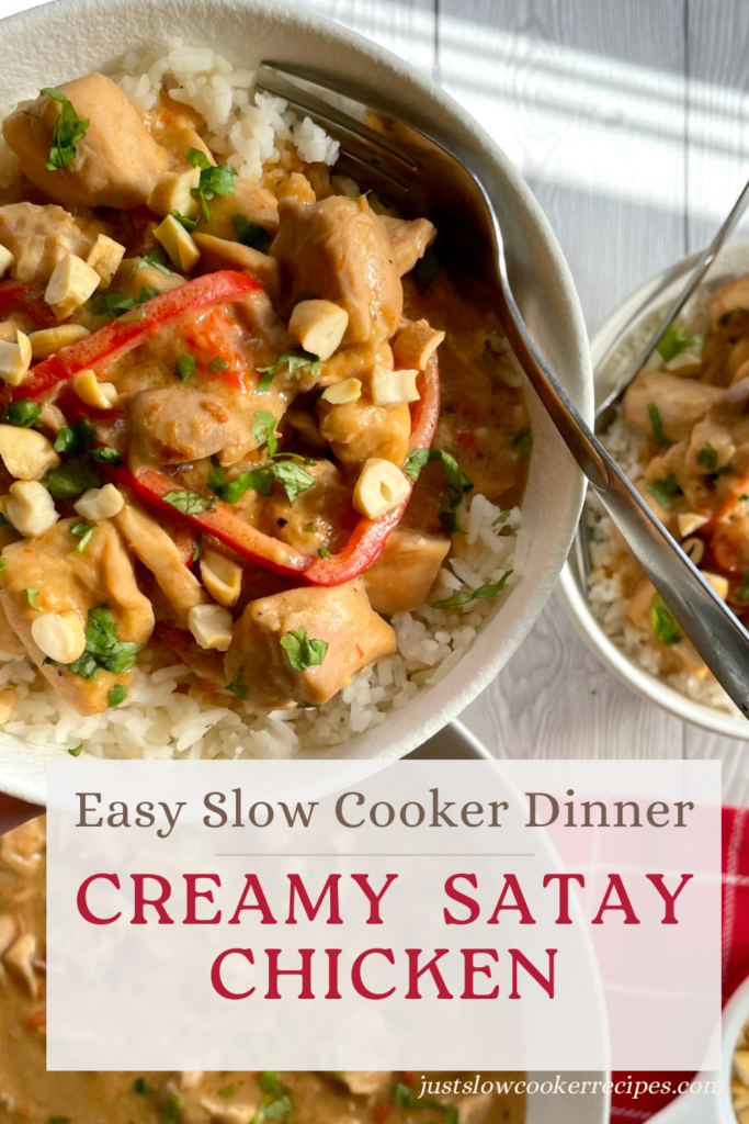 Easy Slow Cooker Satay Chicken – Rich & Flavourful