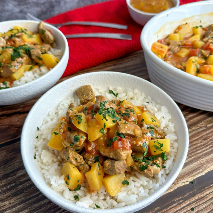 Slow Cooker Lamb and Potato Curry