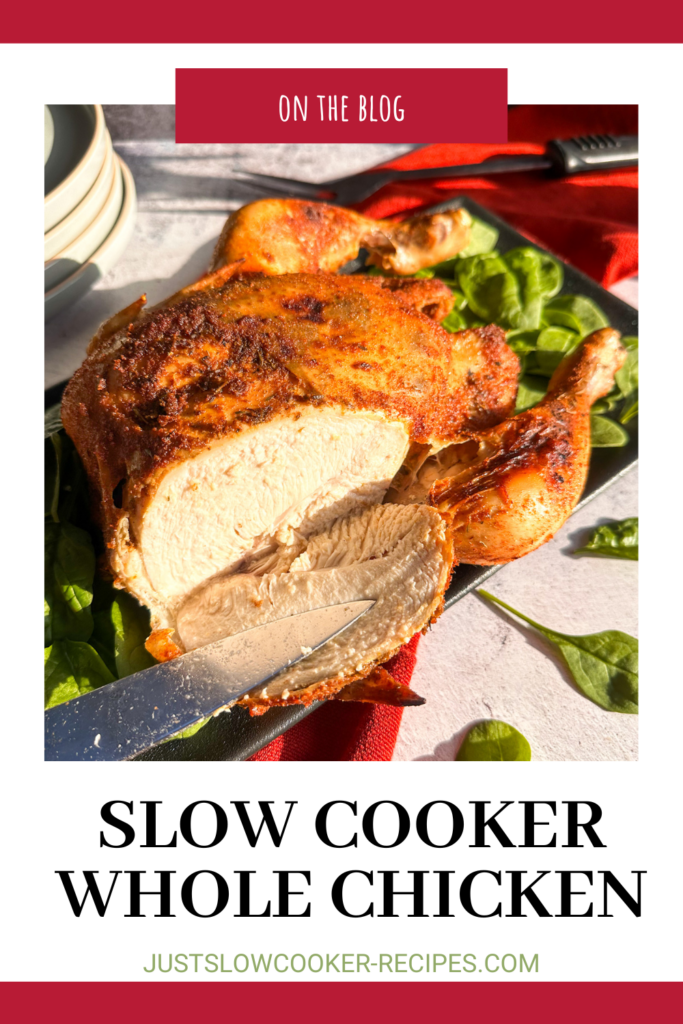 Slow Cooker Chicken Pinterest Pin