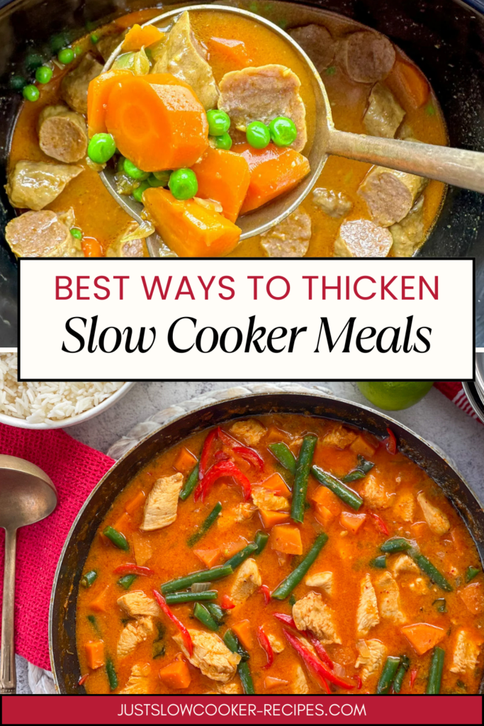 best ways to thicken slow cooker soups and stews