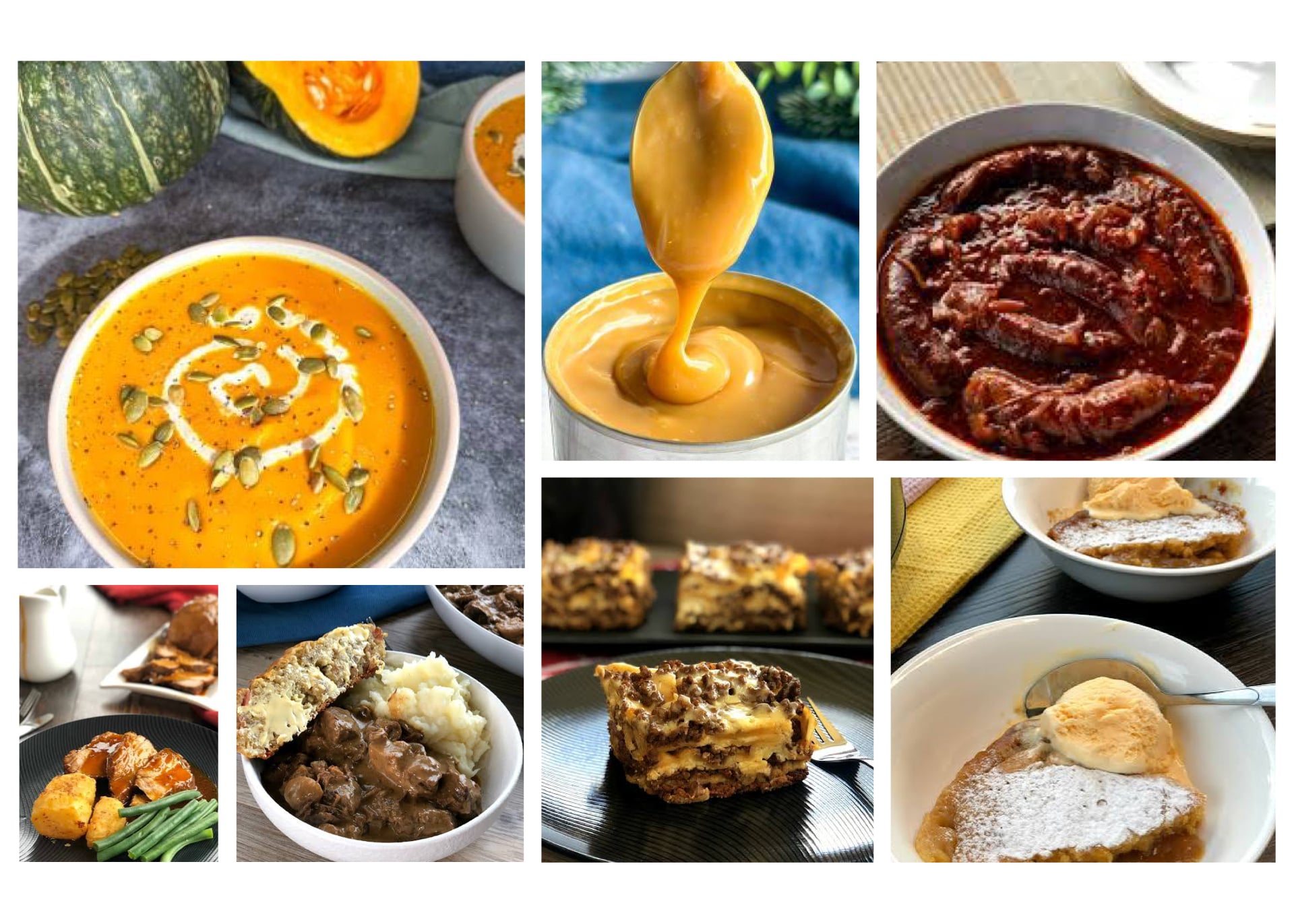 Collage of Slow Cooker Recipes