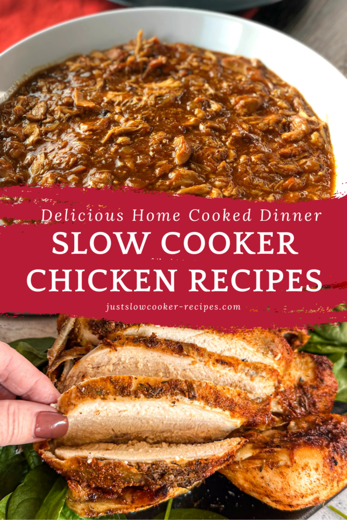 Slow Cooker Chicken Recipes Pinterest Pin