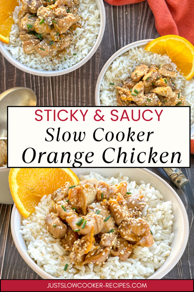 Best Slow Cooker Orange Chicken Recipe Pinterest Pin