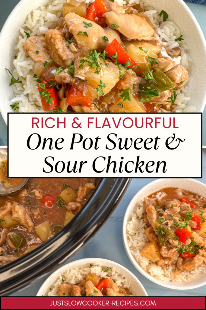 Homemade Sweet & Sour Chicken Made Easy Pinterest Pin