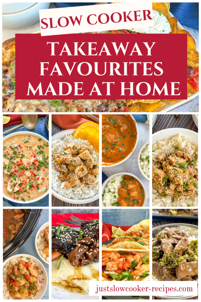 Slow Cooker Takeaway Favourites Pinterest Pins