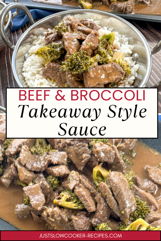 Takeaway Style Beef & Broccoli Pinterest Pin