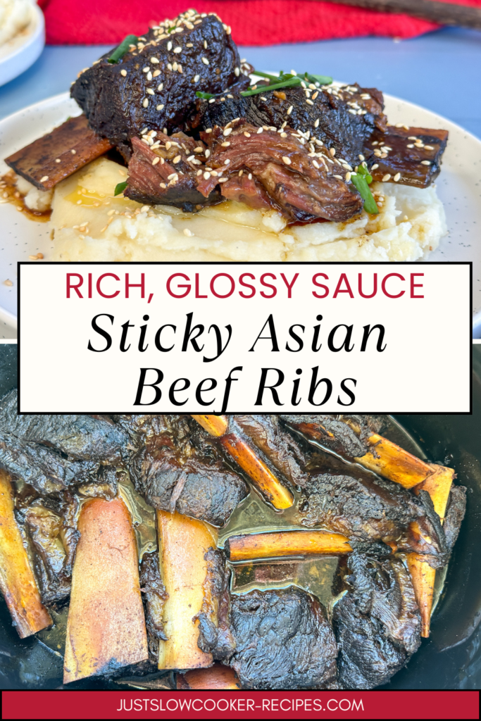 Takeaway Style Sticky Beef Ribs Pinterest Pin