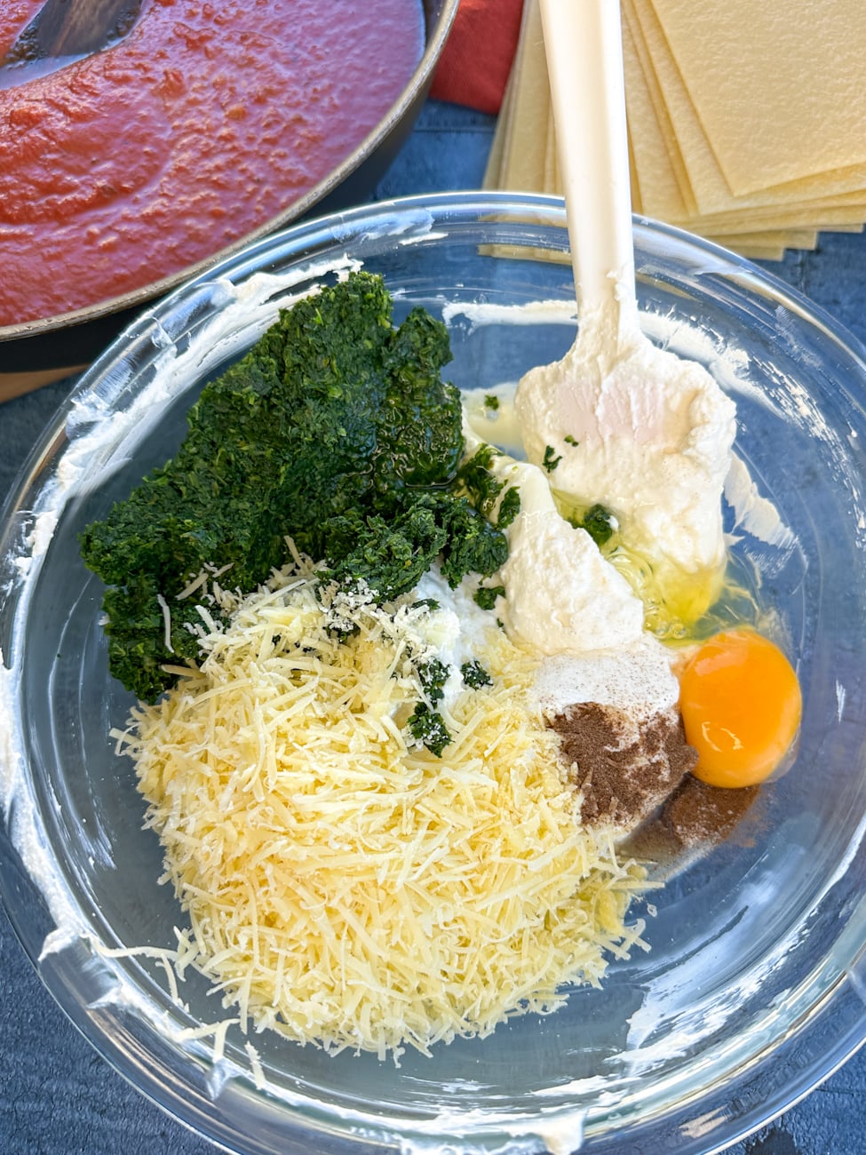 ricotta spinach mixture