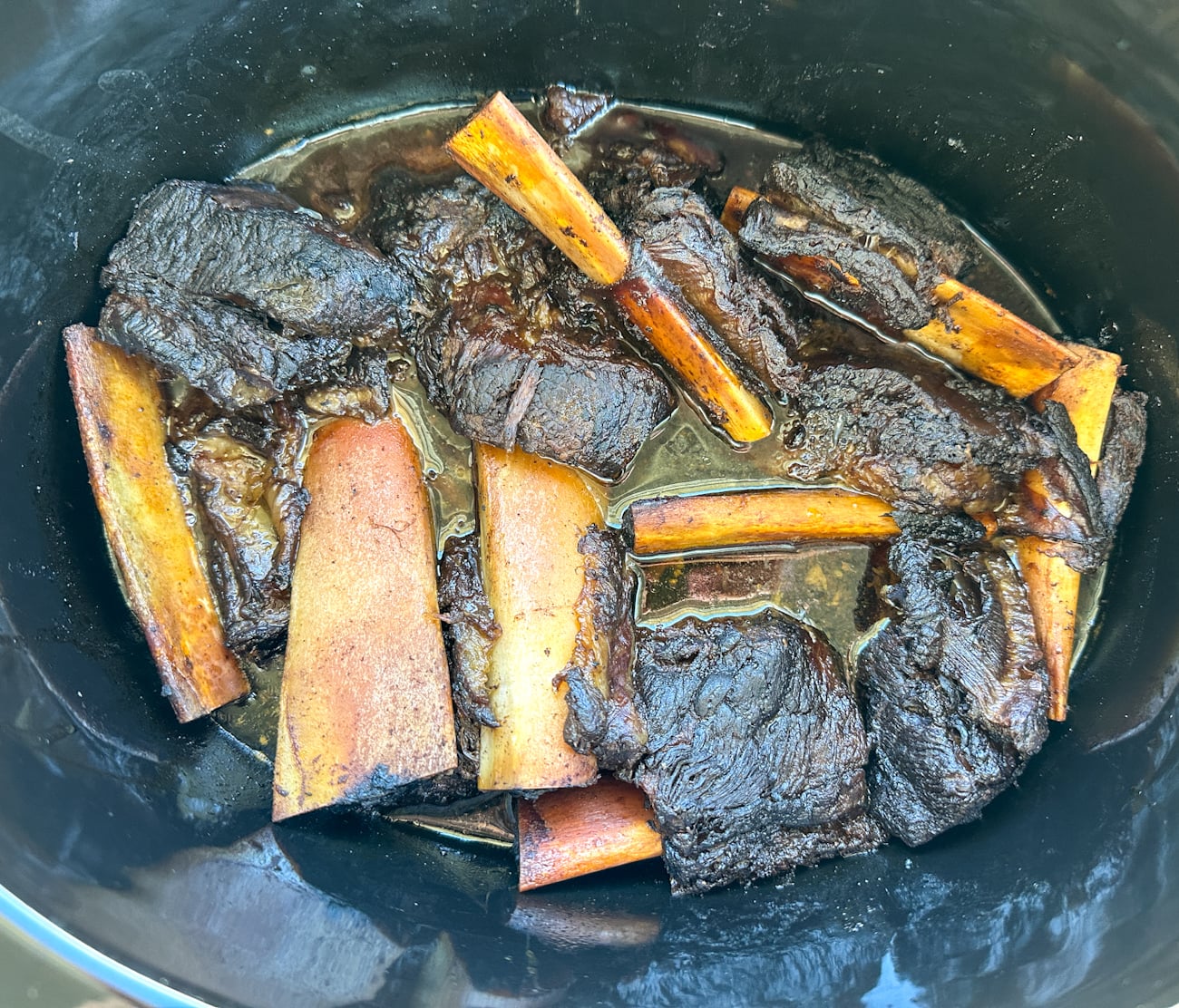 fall apart tender beefribs slow cooked