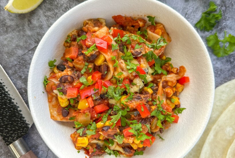 Just Slow Cooker Recipes Vegetarian Enchilada Casserole
