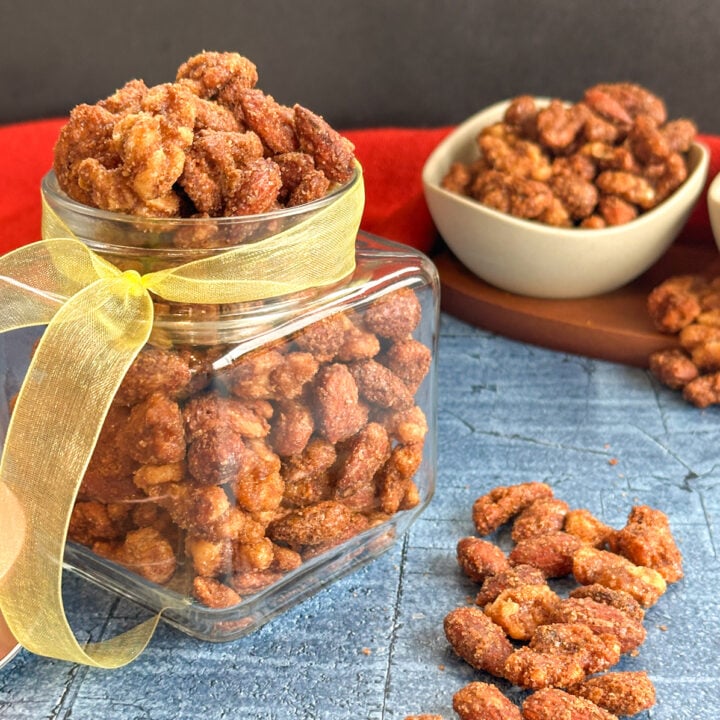 Slow Cooker Spiced Candied Nuts