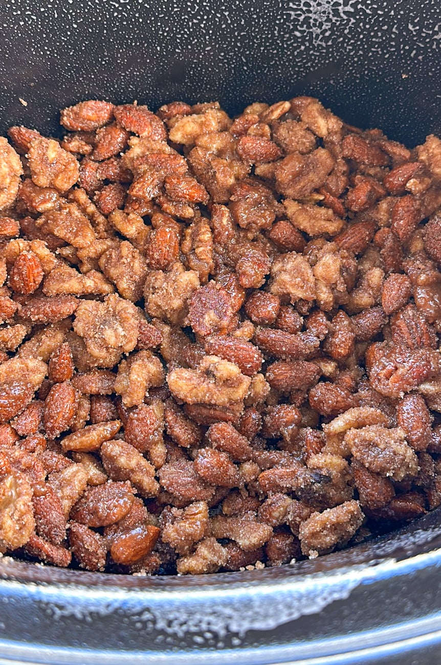 sugar and spice coated nuts
