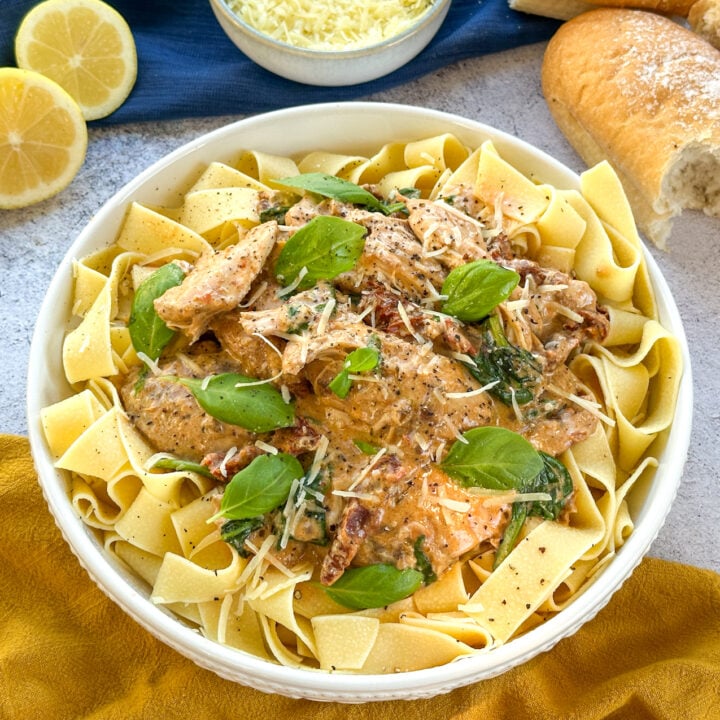 Slow Cooker Creamy Tuscan Chicken