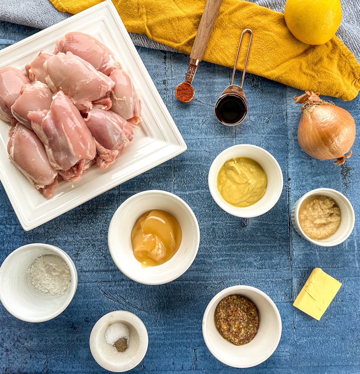 ingredients for honey mustard chicken