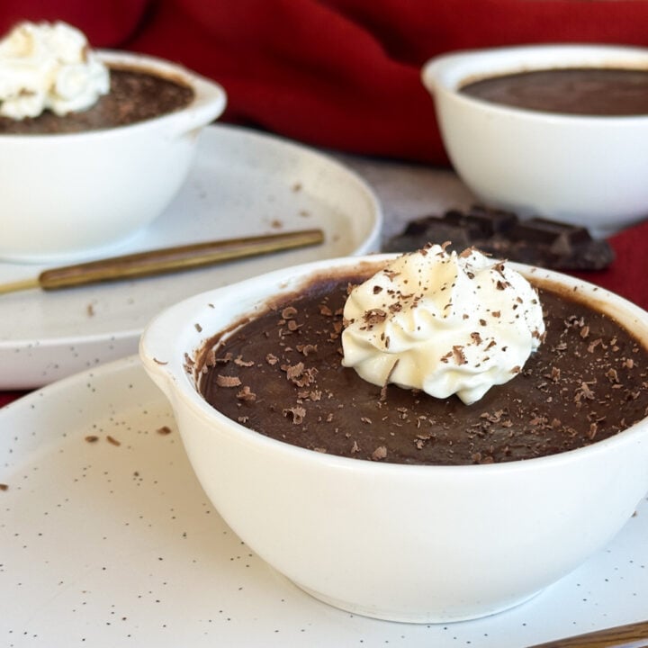 Slow Cooker Silky Chocolate Pots