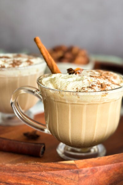 mugs of warm spiced chai