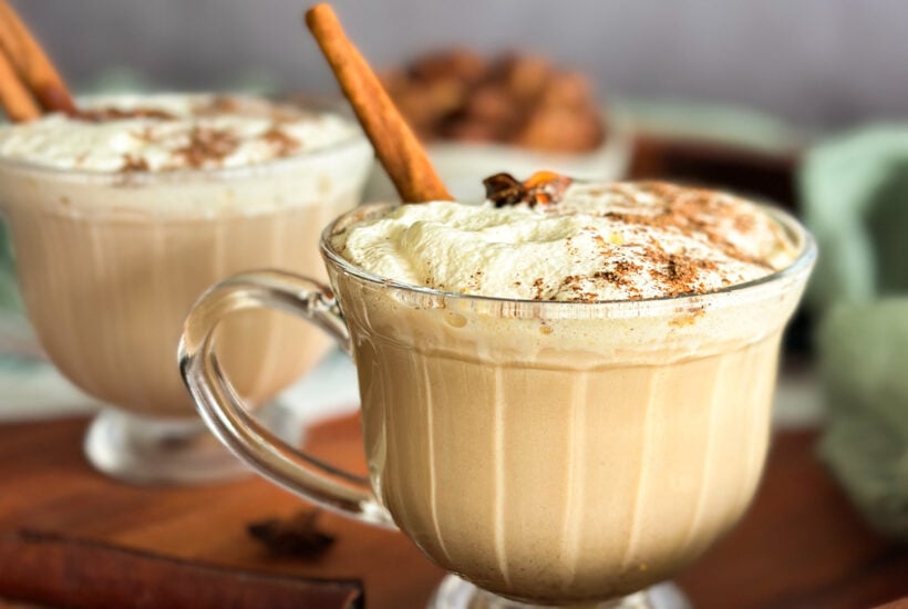 mugs of warm spiced chai