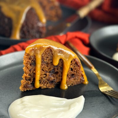 slow cooker steamed sticky date pudding with caramel sauce